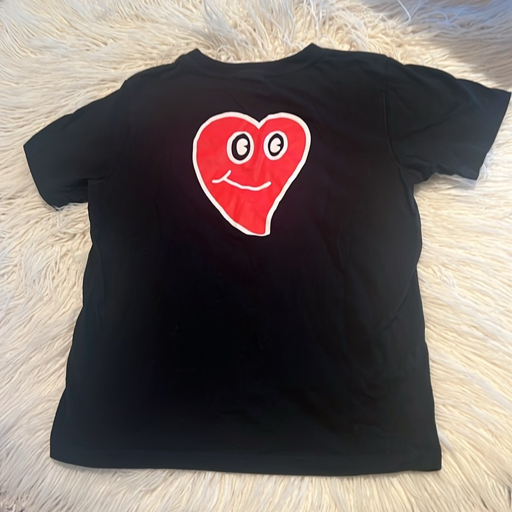 Superism Trendy Black Kids Tee with Red 'LOVER' Design